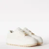 BERSHKA BSK Teen*Baskets plateforme bijoux Blanc