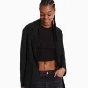 BERSHKA Vestes*Blazer fluide coupe féminine Pierre