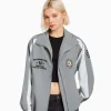 BERSHKA Vêtements*Blouson bandes contrastes Marine