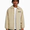 BERSHKA Vêtements*Blouson imprimé dos Camel