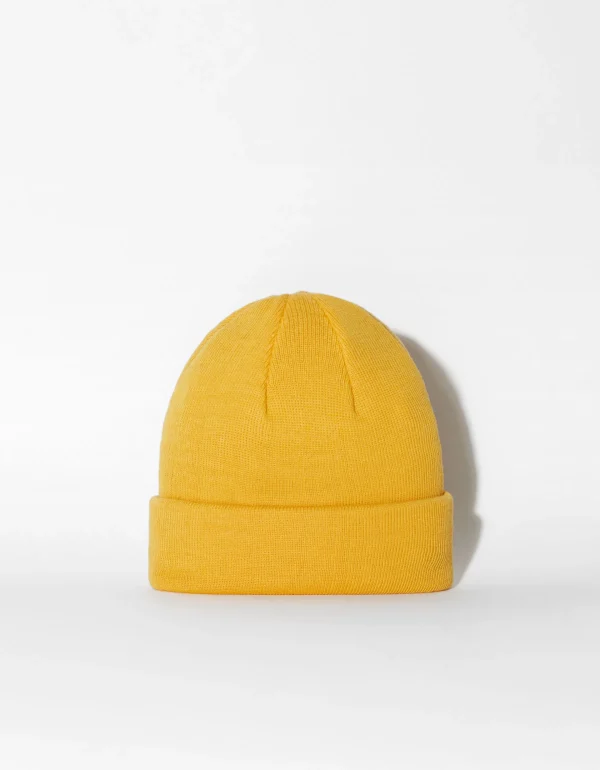 BERSHKA Tout voir*Bonnet bord-côte Jaune