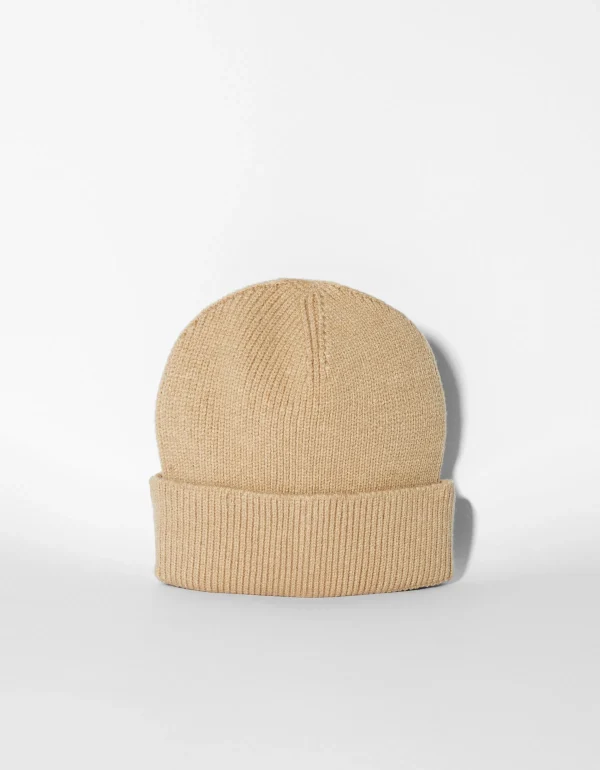 BERSHKA Tout voir*Bonnet court Sable