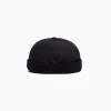 BERSHKA Tout voir*Bonnet court bord-côte Noir