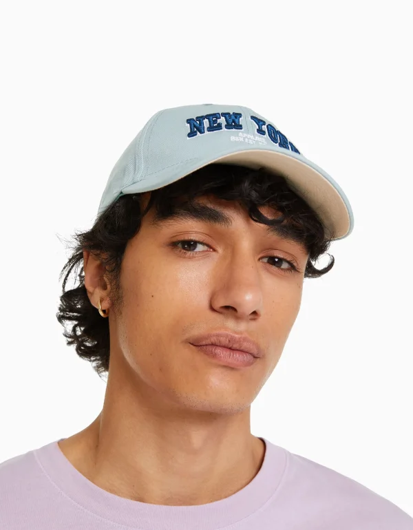 BERSHKA Tout voir*Casquette varsity Marine