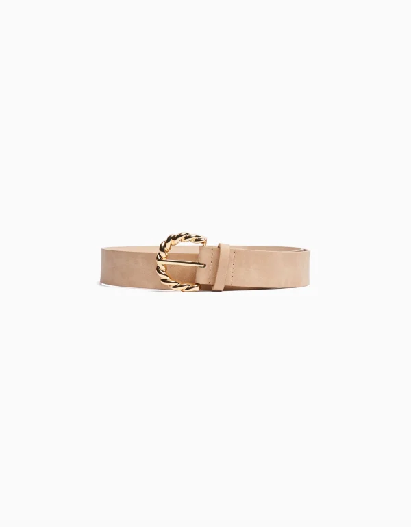 BERSHKA Ceintures*Ceinture avec boucle Camel