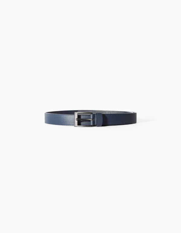 BERSHKA Tout voir*Ceinture effet cuir gravée Noir