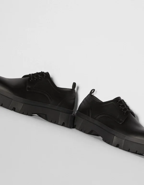 BERSHKA Chaussures*Chaussure habillées semelle crantée homme Noir