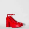 BERSHKA Party*Chaussures à talon plateforme XL Rouge