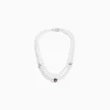 BERSHKA Tout voir*Collier perles Blanc