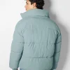 BERSHKA Blousons et manteaux*Doudoune oversize Bleu