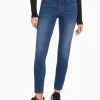 BERSHKA Jeans*Jean skinny push up Bleu