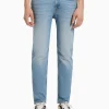 BERSHKA Jeans*Jean slim Bleu lavé