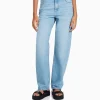 BERSHKA Jeans*Jean straight Bleu clair