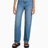 BERSHKA Jeans*Jean straight Bleu clair