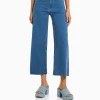 BERSHKA Jeans*Jupe-culotte jean Bleu