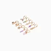 BERSHKA Tout voir*Lot 10 boucles d’eilles ear-cuff charm croix Or