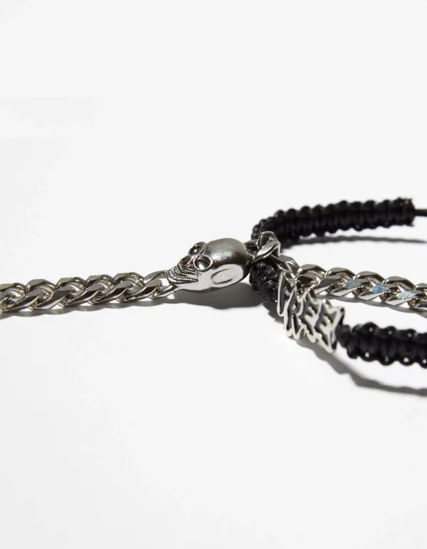 BERSHKA Tout voir*Lot 5 bracelets croix Noir