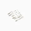 BERSHKA Tout voir*Lot 9 paires de boucles d’oreilles croix Argent