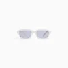 BERSHKA Lunettes*Lunettes de soleil Blanc