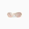 BERSHKA Lunettes*Lunettes de soleil monoverre Rose