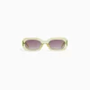 BERSHKA Lunettes*Lunettes de soleil rectangulaires Vert