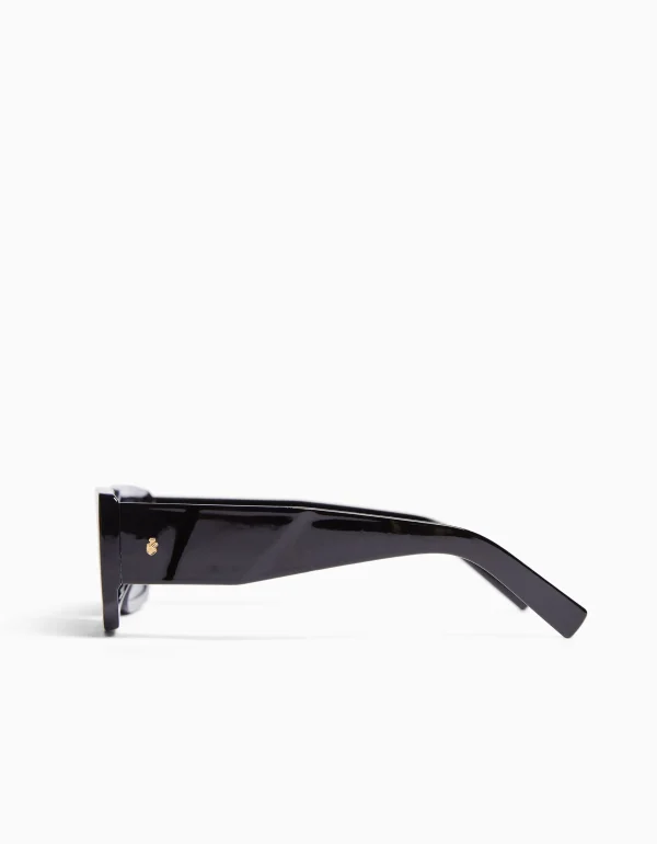 BERSHKA Lunettes*Lunettes de soleil relief Noir