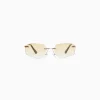 BERSHKA Lunettes*Lunettes de soleil sans monture Orange