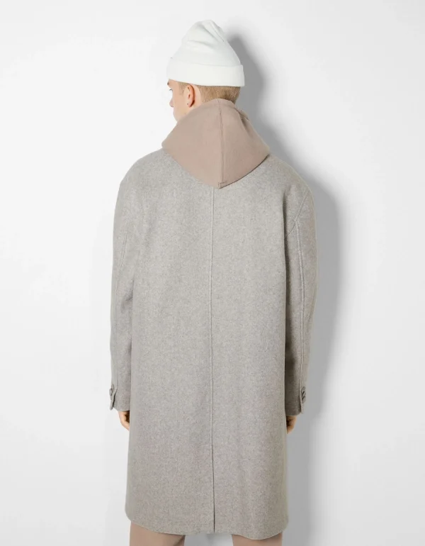 BERSHKA Blousons et manteaux*Manteau confort Camel