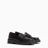 BERSHKA BSK Teen*Mocassins barrette Noir