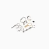 BERSHKA Tout voir*Pack 10 boucles d’oreilles croix Argent