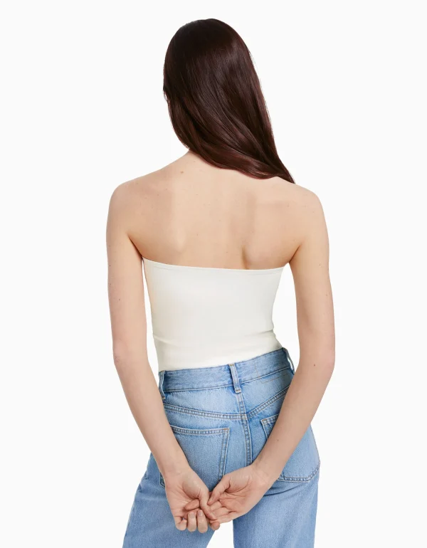 BERSHKA Packs*Pack 2 tops bandeau Multicouleur