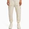 BERSHKA Pantalons*Pantalon jogger technique multifonction Sable