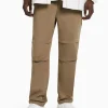 BERSHKA Vêtements*Pantalon loose coton Camel