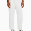 BERSHKA Pantalons*Pantalon loose rustique Blanc