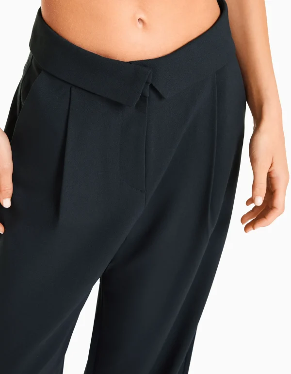 BERSHKA Vêtements*Pantalon tailoring taille plis Sable