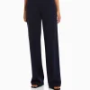 BERSHKA Pantalons*Pantalon tailoring wide leg passants Marine