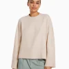 BERSHKA Maille*Pull oversize Rose