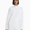 BERSHKA Robes*Robe courte manches longues Sable