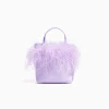 BERSHKA Tout voir*Sac anse plumes Violet