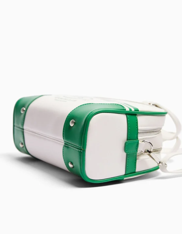 BERSHKA Tout voir*Sac bowling rétro Blanc