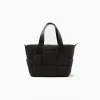 BERSHKA Tout voir*Sac cabas basique effet nylon Noir