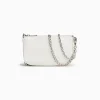 BERSHKA Tout voir*Sac chaîne imitation croco Blanc