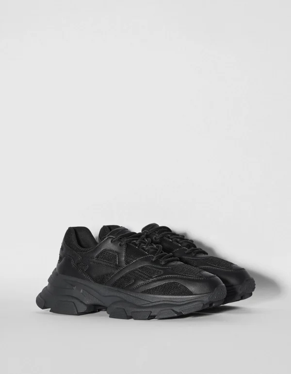 BERSHKA Chaussures*Sneakers mesh homme Noir