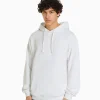 BERSHKA TEST*Sweat capuche Blanc