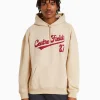 BERSHKA Vêtements*Sweat capuche varsity Camel