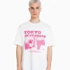 BERSHKA Collaborations®*T-shirt manches courtes boxy fit imprimé TOKYO REVENGERS Noir