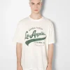 BERSHKA Tee-shirts*T-shirt manches courtes imprimé Blanc