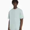 BERSHKA Tee-shirts*T-shirt manches courtes interlock Vert