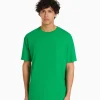 BERSHKA TEST*T-shirt manches courtes regular fit Vert