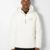 BERSHKA Blousons et manteaux*Veste kangourou matelassée Blanc